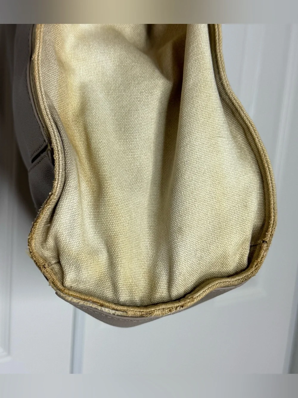 Tory Burch Ella Leather And Canvas Tote Bag
